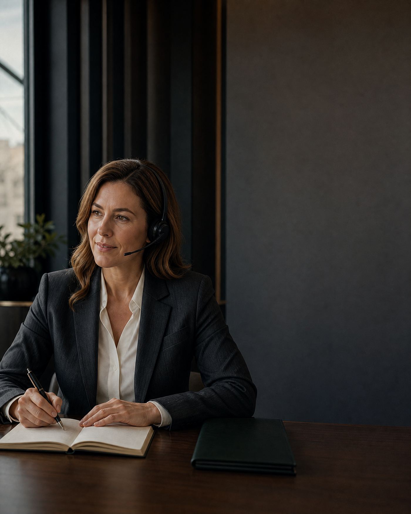 RESOLVIA callback specialist preparing for a client consultation